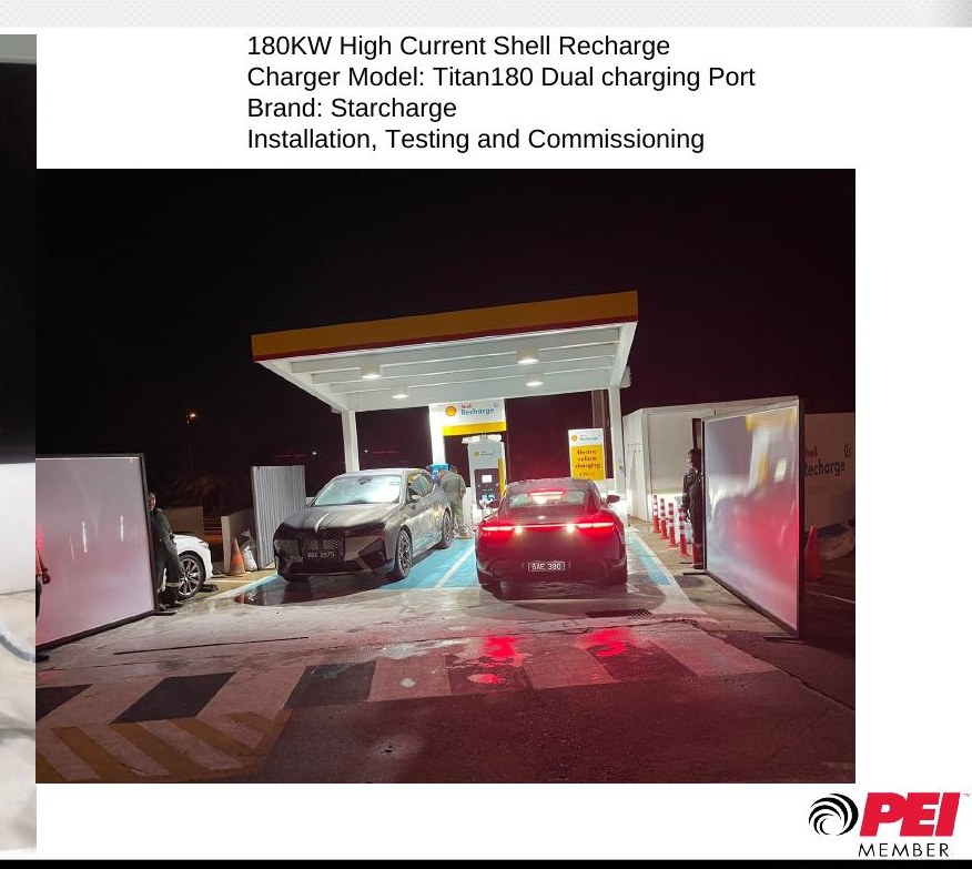 Shell Recharge 180KW — IBA Shell Station Lambak